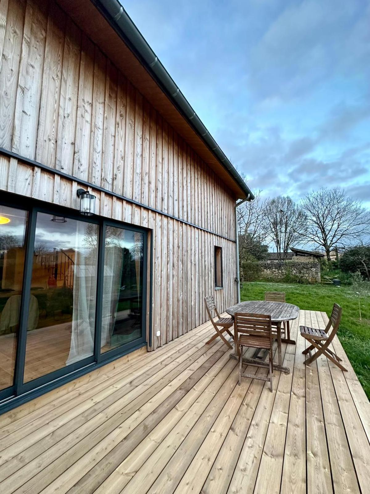 Lodge Evasion Fleurie Proche St Emilion Guillac  Exterior foto